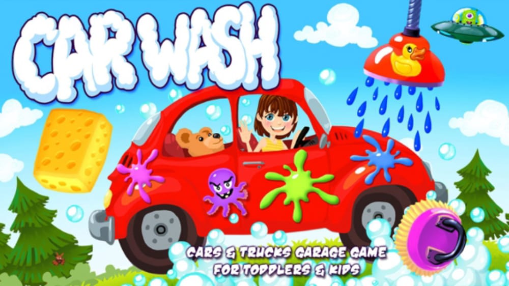 Car Wash – Cars and Trucks Garage Game for Toddlers &#038; Kids